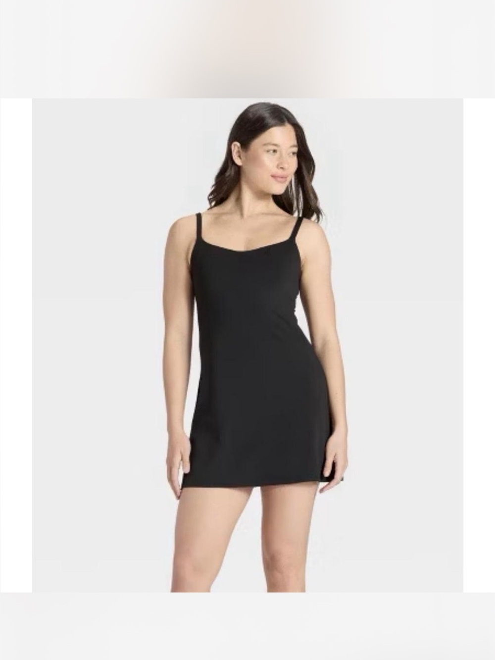 All in Motion | Black Tennis Dress with shorts